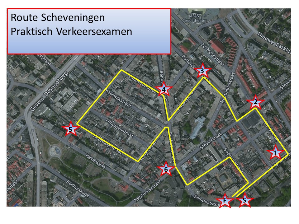 Oefenen met veilig fietsen